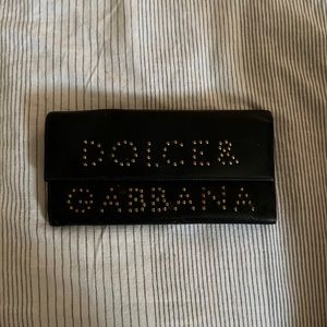 Dolce & Gabbana Black Leather Wallet